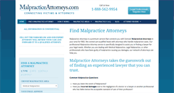 Desktop Screenshot of malpracticeattorneys.com